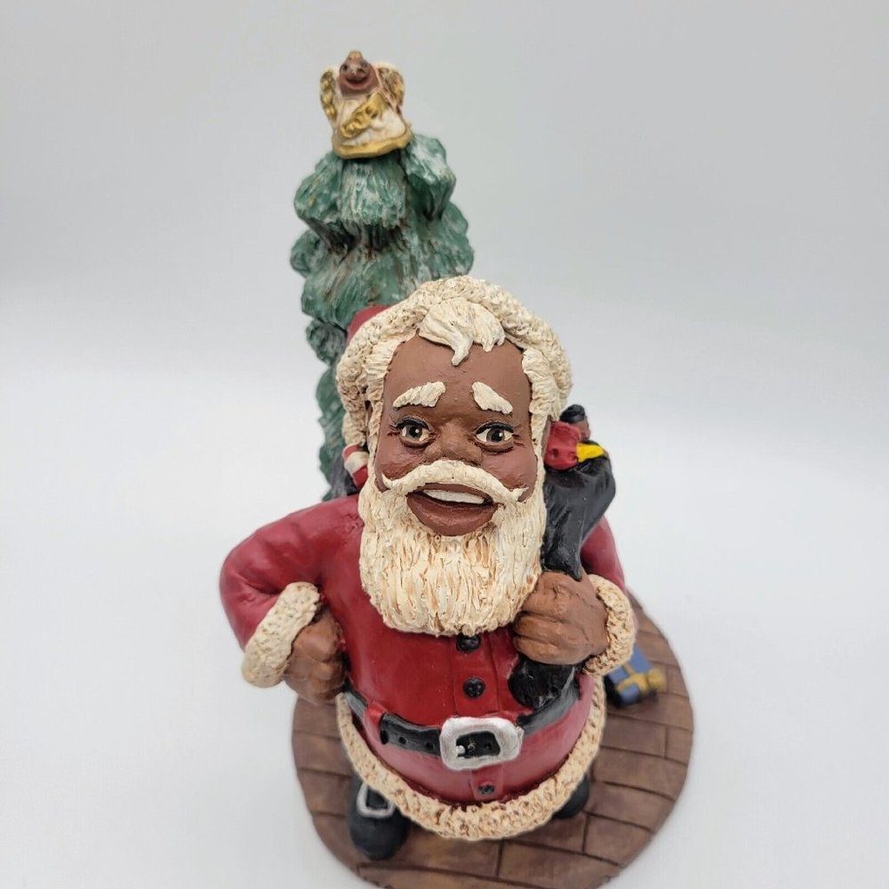 RARE John Solomon Sandridge Papa Cause Sculpture Signed By Artist 1992 Christmas - Picture 14 of 14